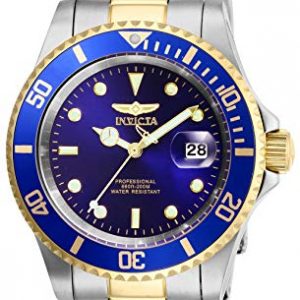 Invicta Mens Pro Diver Quartz Watch with Stainless Steel Strap, Two Tone, 20 (Model: 26972)
