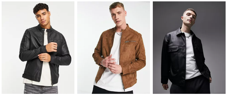 ASOS Men's Leather Jackets - Accessories and Styles