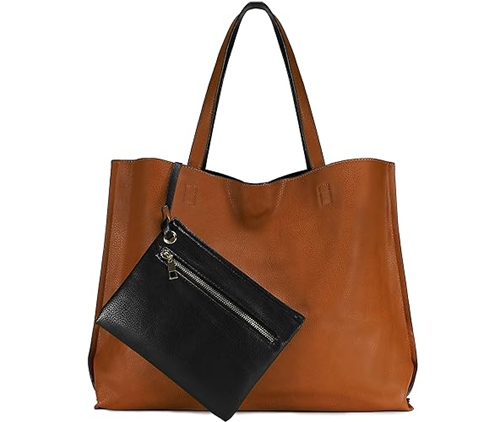 Scarleton Leather Tote Bag - Accessories and Styles - Top Handbag